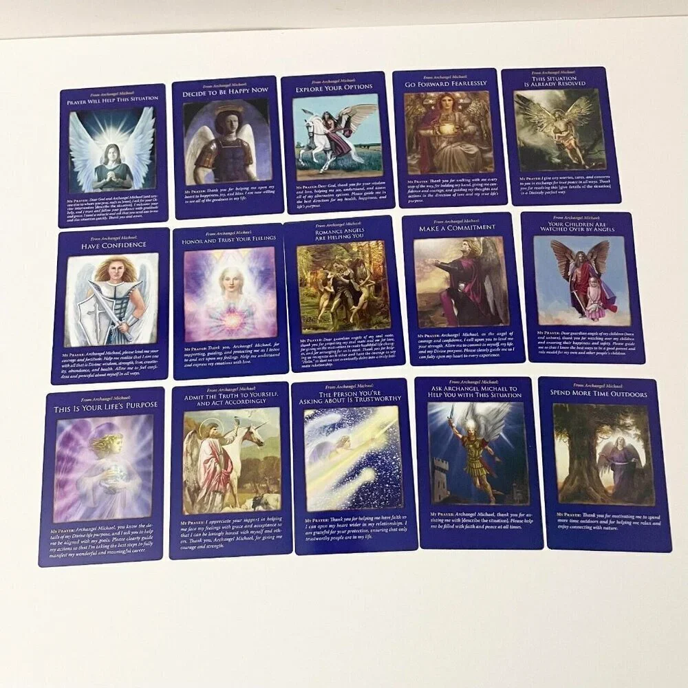 Archangel Michael Oracle Cards by Doreen Virtue 44 Card Set - Picture 13 of 16